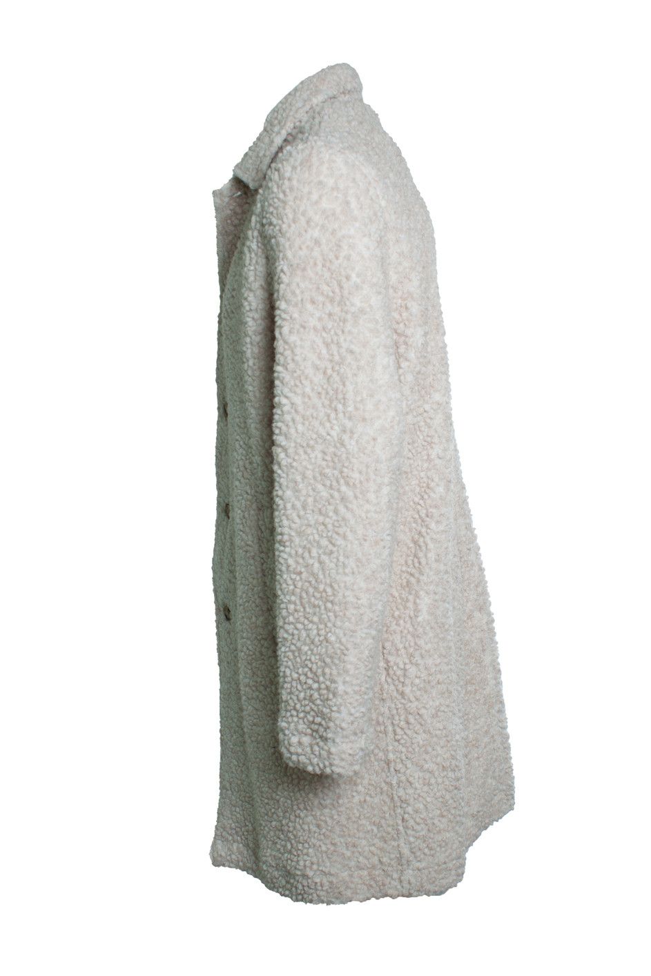 KESTIN Kestin, Edinburgh overcoat in oatmeal wool fleece Size US L / EU 52-54 / 3 - 3 Thumbnail