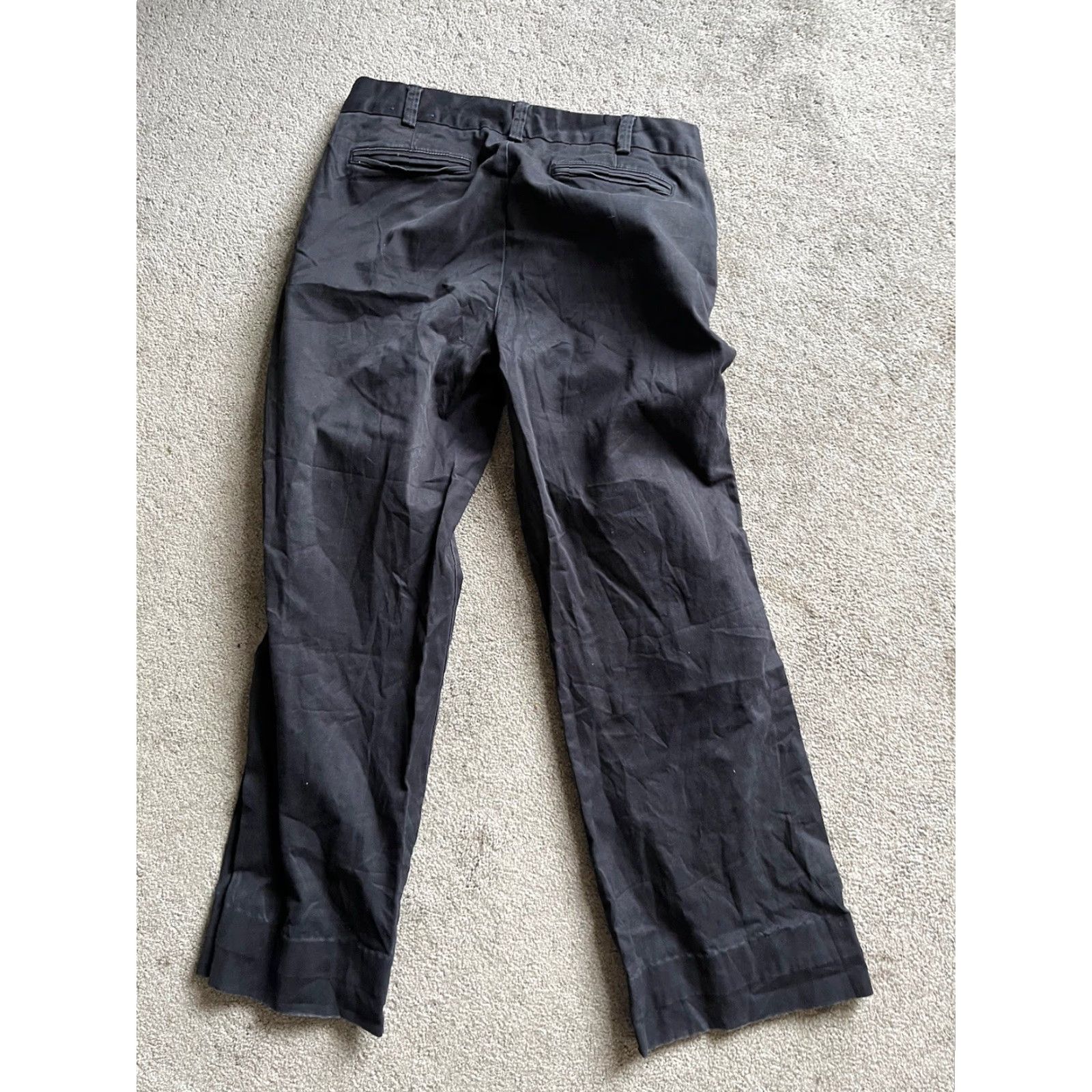 Lands' End Lands' End Slim Tapered Leg Jeans Fit 2 Womens 6 Navy Blue Wash S Hemmed Denim 27 Inseam 5-Pocket - Regular Mens? Size 28" / US 6 / IT 42 - 3 Thumbnail