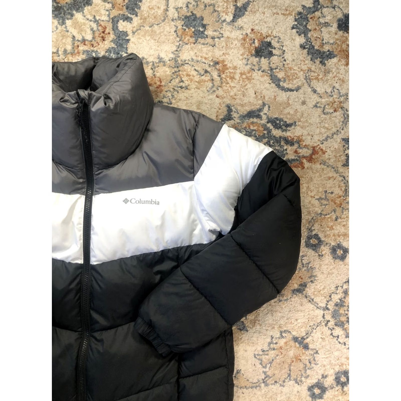Vintage Columbia Jacket Women's Small Black Gray White Puffer Full Zip Insulated Warm Size S / US 4 / IT 40 - 4 Thumbnail