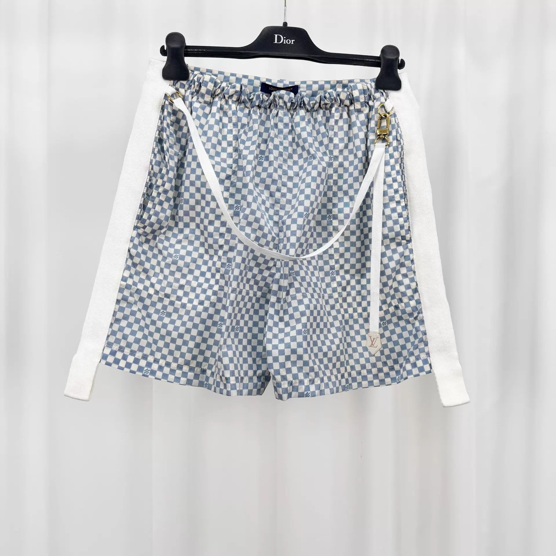 Louis Vuitton LV 24ss Plaid Webbing Shorts 40 99N 7800 KL10873 Size 28" / US 6 / IT 42 - 1 Thumbnail