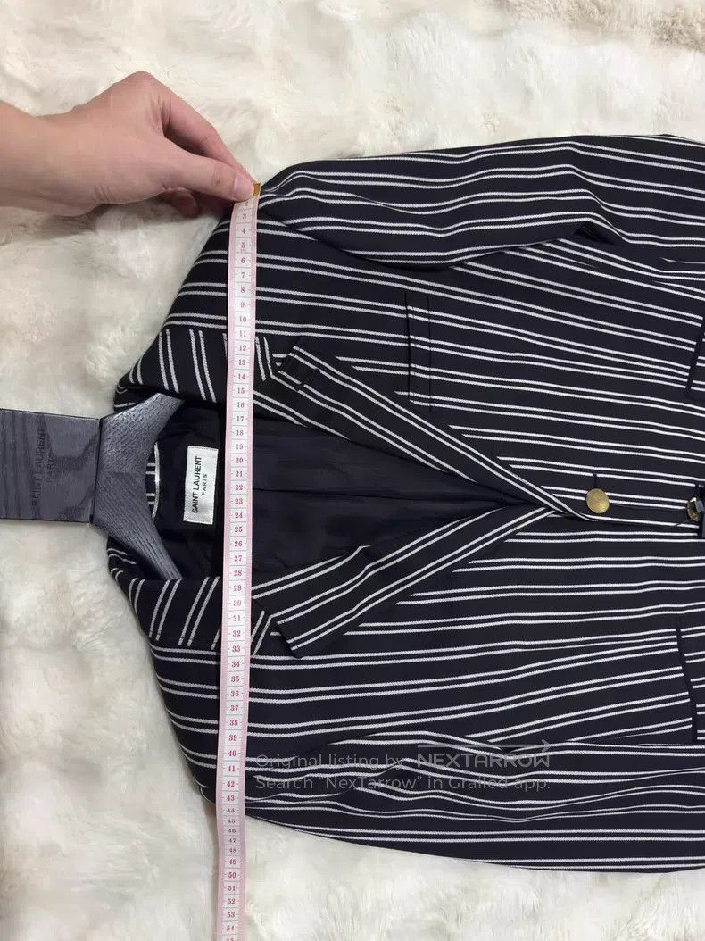Saint Laurent Paris Saint Laurent Paris Gold Button Striped Men's Suit i Size US M / EU 48-50 / 2 - 6 Thumbnail