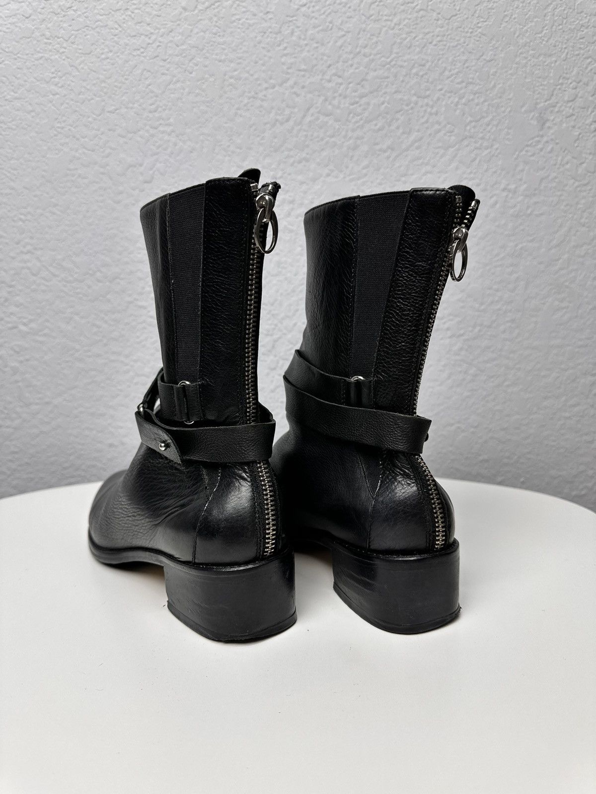 A.S.98 Vintage 🥵 Leather Hight Boots Moma Ifsixwasnine Guidi Goa Size US 8 / IT 38 - 3 Thumbnail