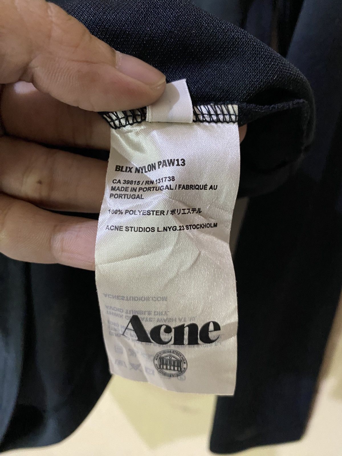 Acne Studios 🖤FINAL DROP🖤Acne Studios Blix Nylon Paw13 Long Sleeve Size US M / EU 48-50 / 2 - 8 Thumbnail