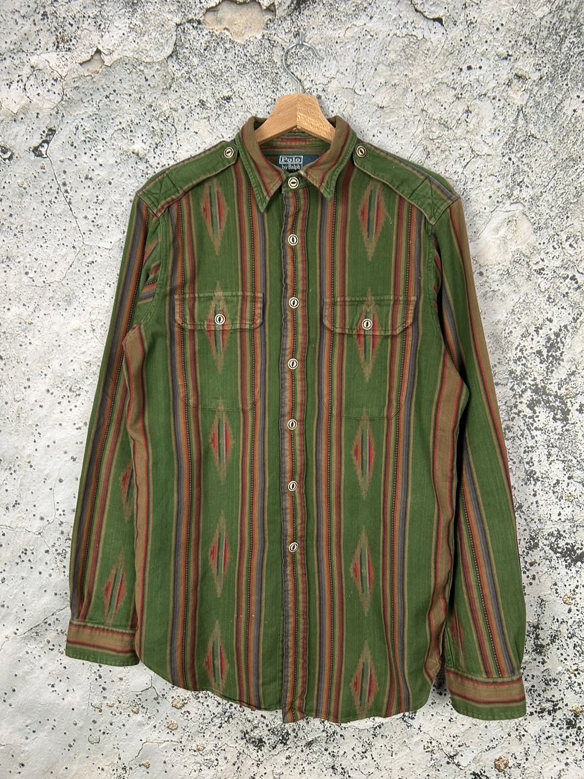 Vintage 40's Vintage McGregor Gabardine Loop Collar Shirt