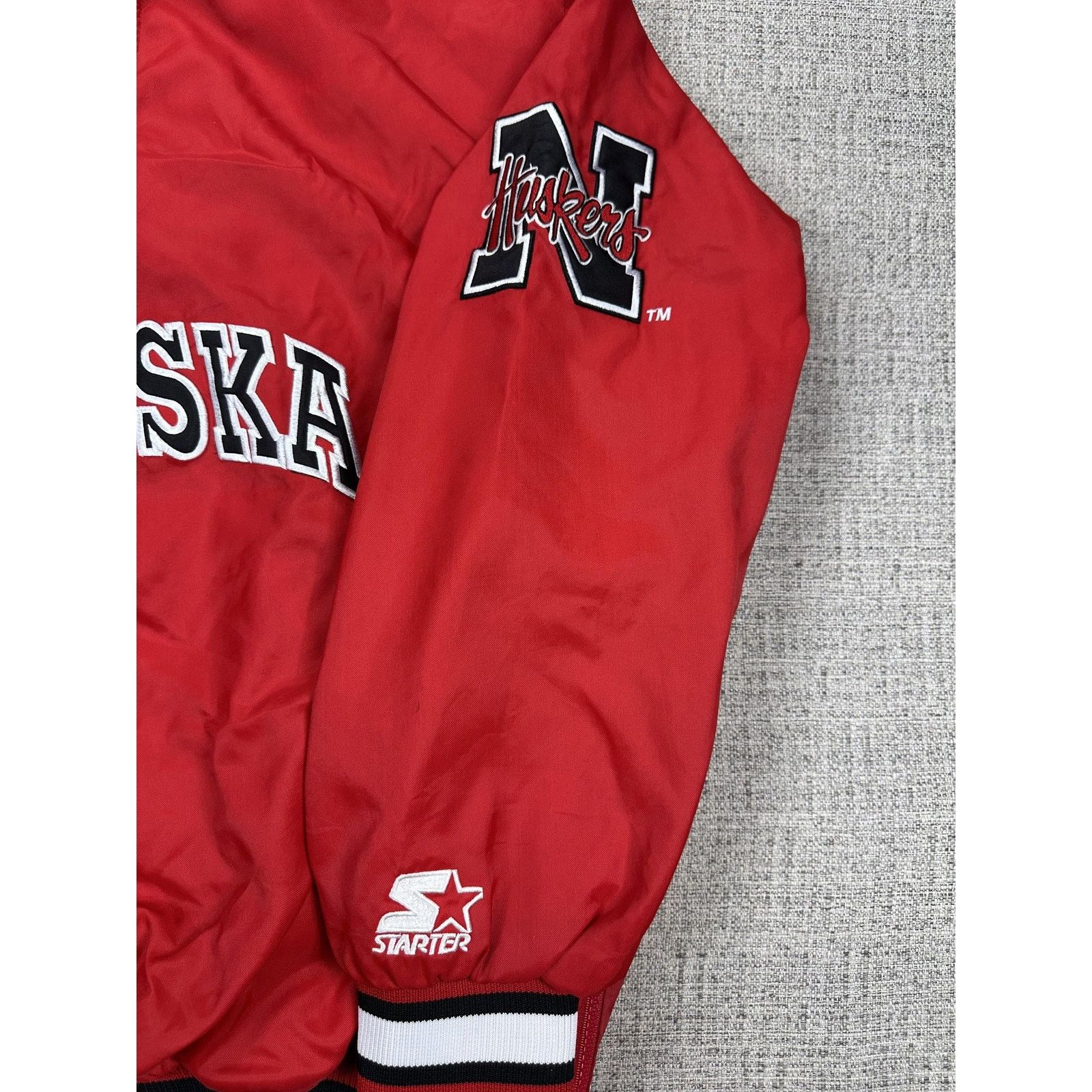 Starter Nebraska Cornhuskers Jacket Mens XL Starter 90s Waterproof Size US XL / EU 56 / 4 - 11 Thumbnail