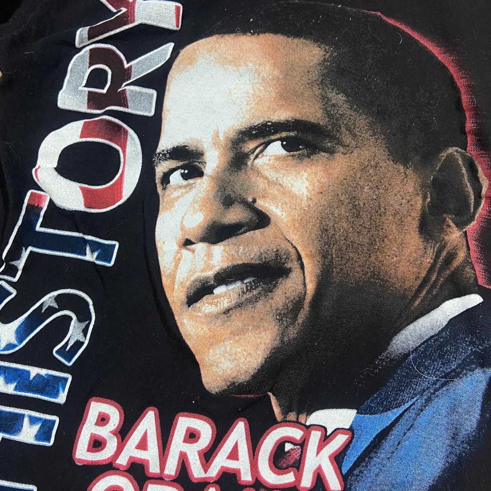 Hanes Y2k barack obama long sleeve rap tee Size US L / EU 52-54 / 3 - 2 Thumbnail