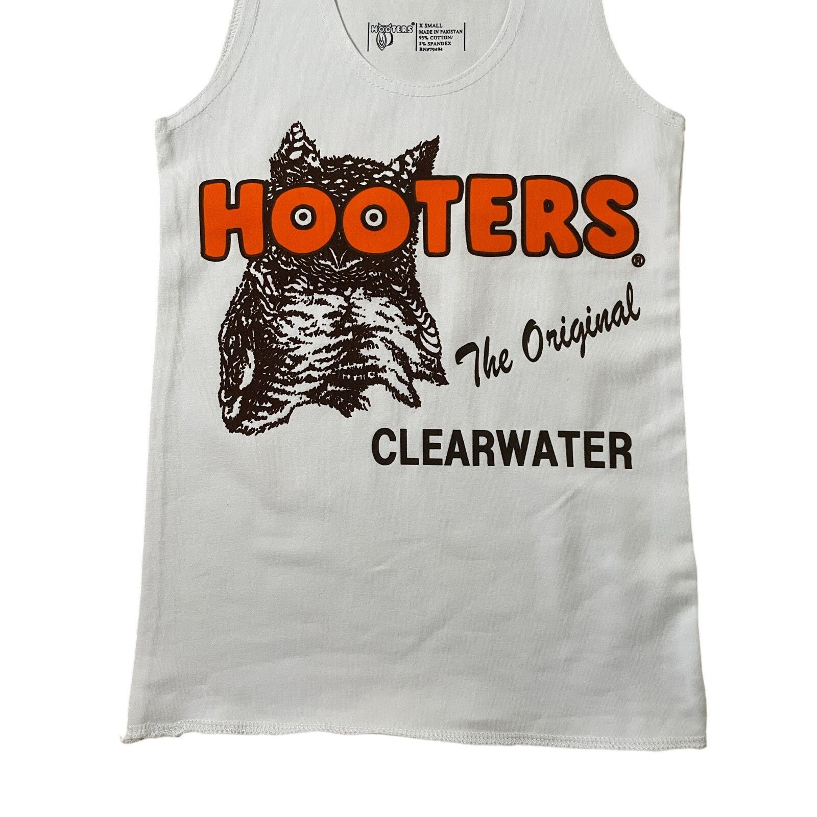 Other New Womens Hooters Girl Uniform Tank Shorts Clearwater Xs Size XS / US 0-2 / IT 36-38 - 5 Thumbnail