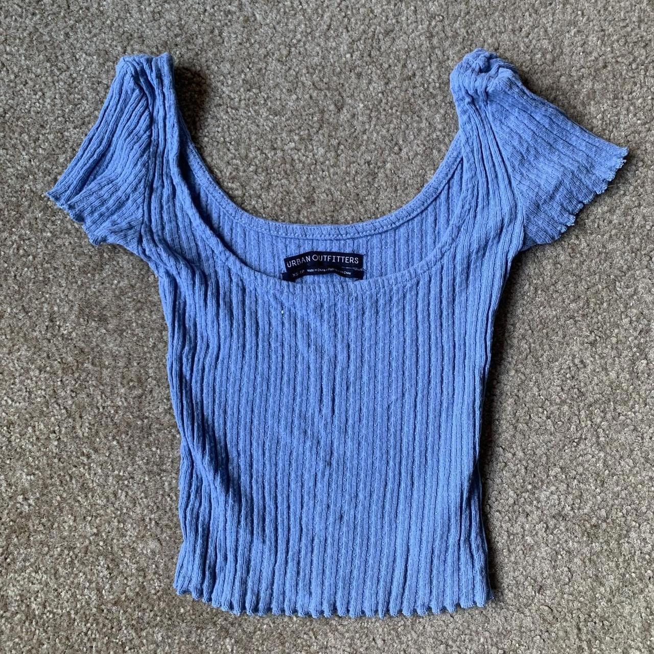Urban Outfitters Urban Outfitters Blue Crop Top Size XS / US 0-2 / IT 36-38 - 1 Thumbnail