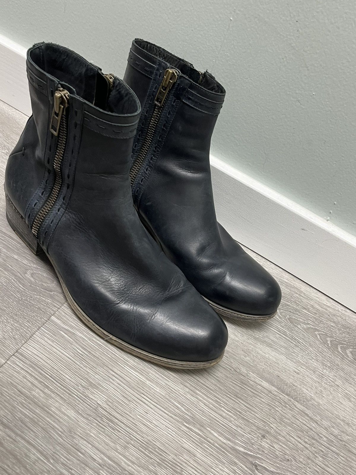 Costume National Double Zip Boot. Size US 8.5 / EU 41-42 - 13 Thumbnail