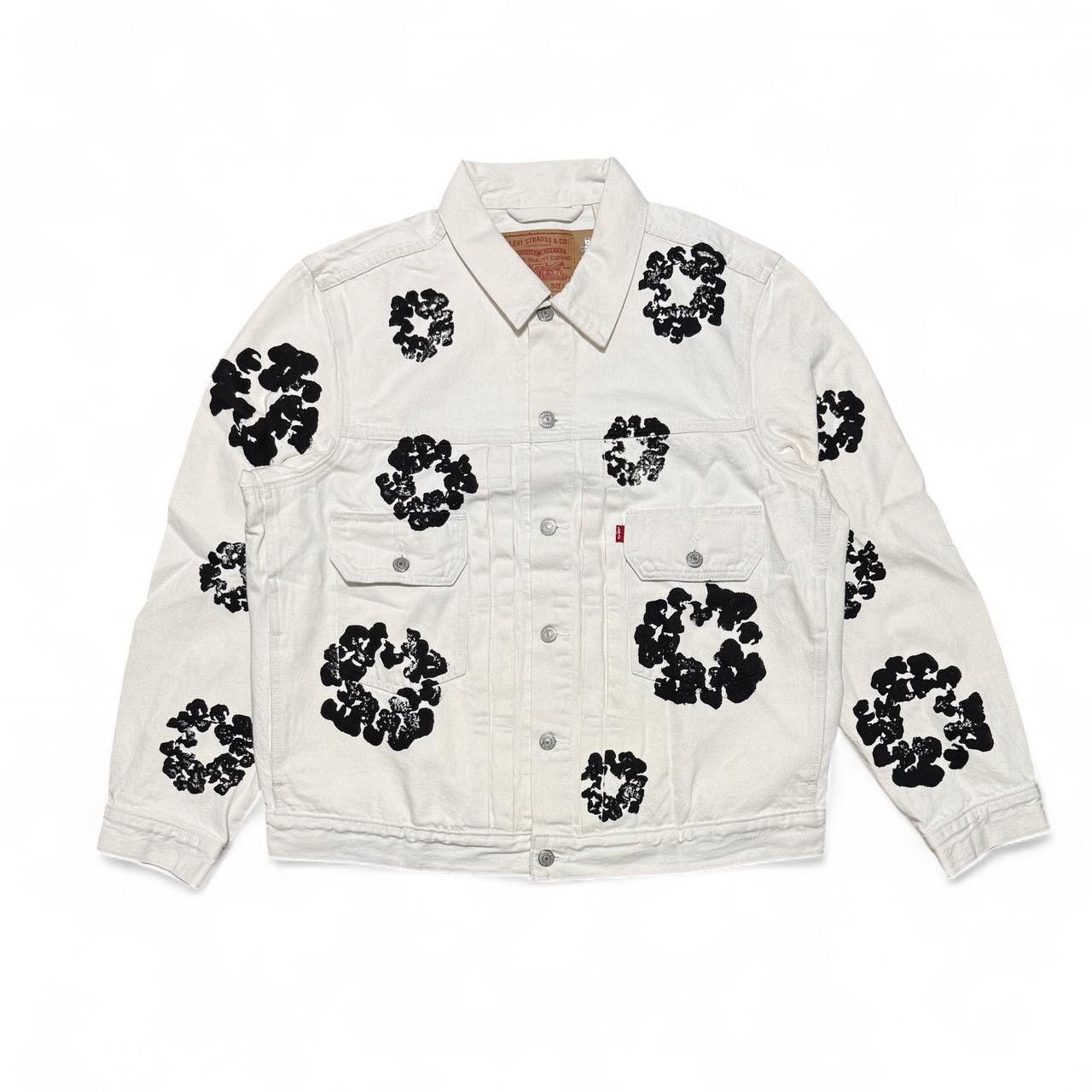 DENIM TEARS × Levi's Levi's x Denim Tears Wreath Print Denim Jacket Size US L / EU 52-54 / 3 - 1 Thumbnail