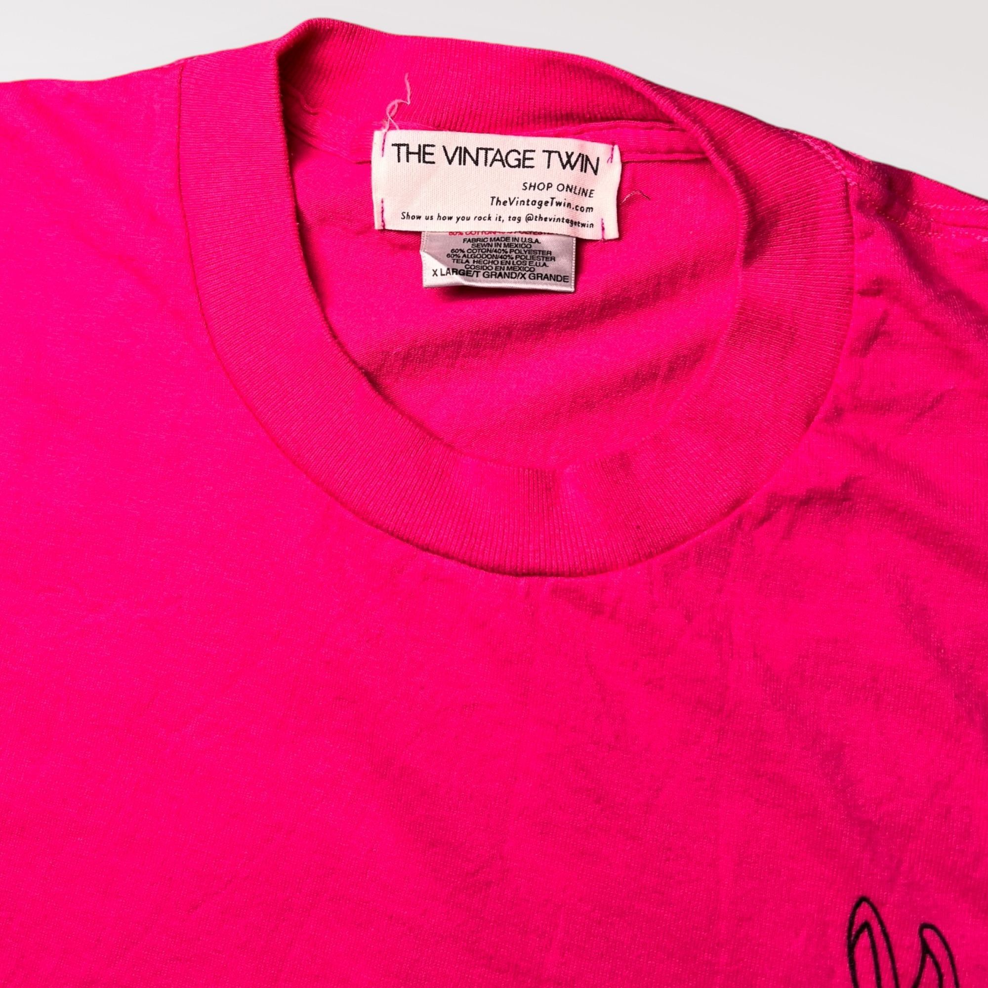 Vintage Vintage Oneita AlliedSignal T-Shirt Pink Short Sleeve XL Size XL / US 12-14 / IT 48-50 - 2 Thumbnail