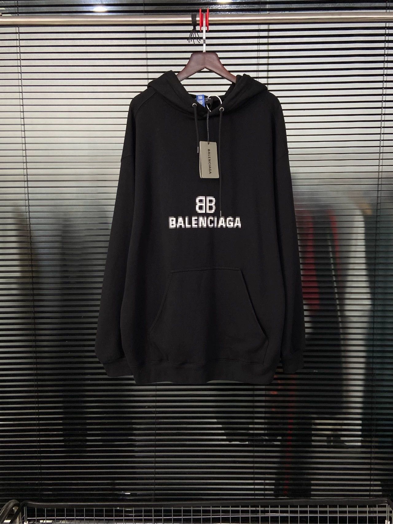 Balenciaga Mosaic Black Hoodie