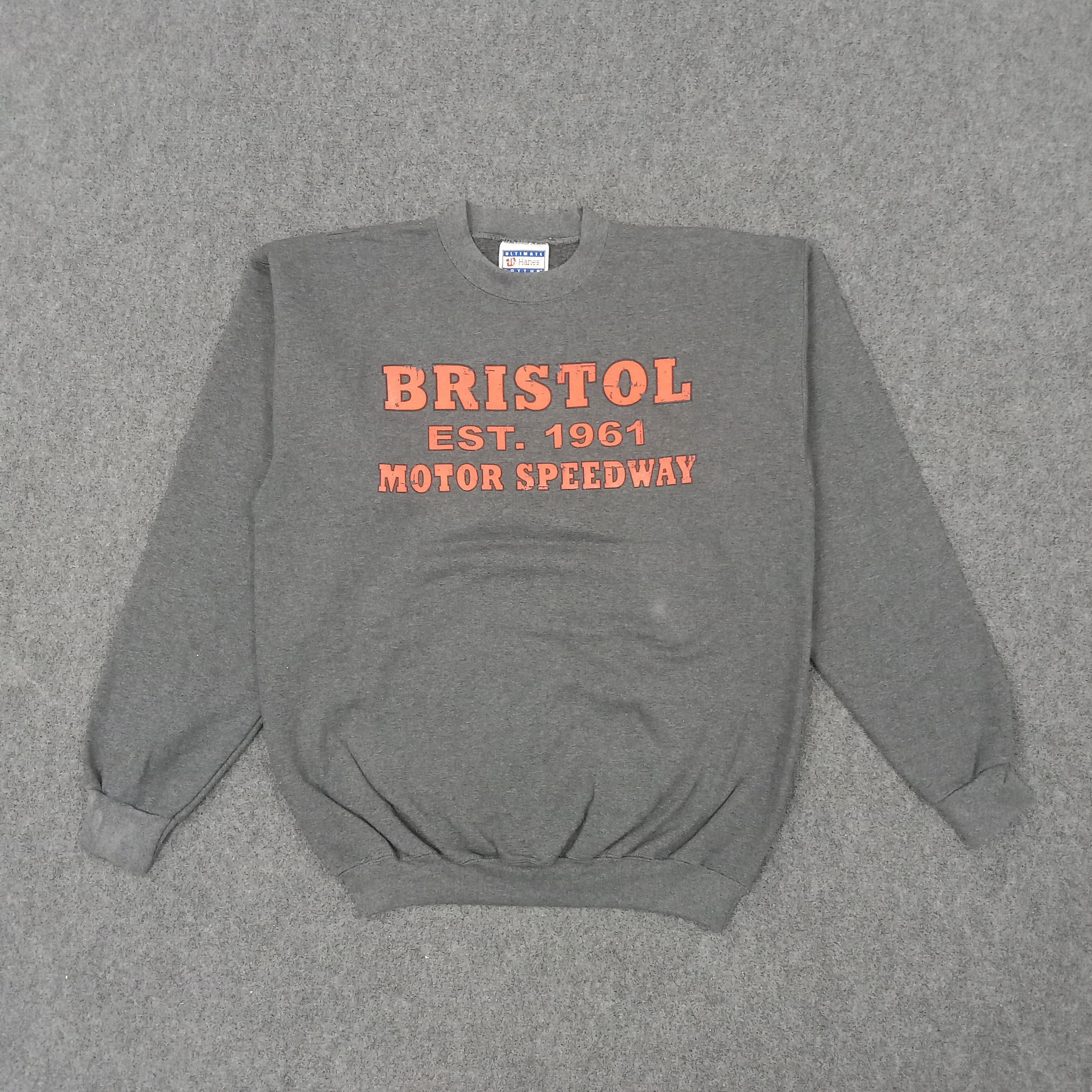 Vintage Bristol Motor Speedway Promo Sweatshirt C230N5 Size US L / EU 52-54 / 3 - 1 Thumbnail