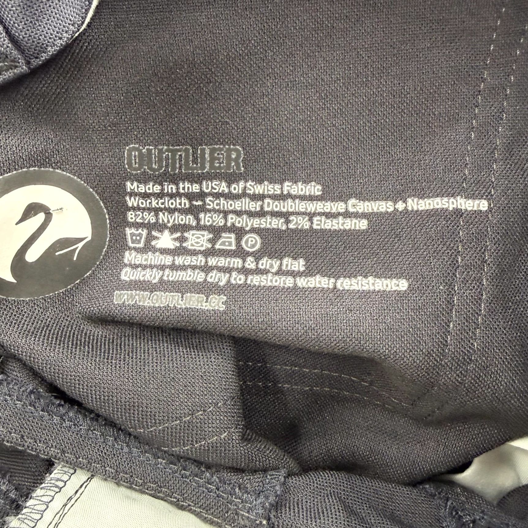 Outlier Outlier Pants Mens 30x32 Gray Workcloth Canvas 5 Pocket Stretch Travel Tech Shirt Size US 30 / EU 46 - 4 Thumbnail