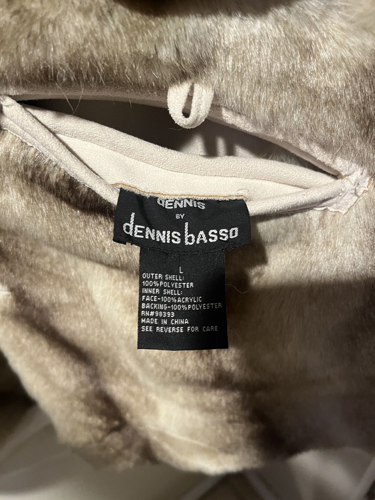 Designer Dennis by Dennis Basso Reversible Faux Fur Coat Size L / US 10 / IT 46 - 3 Thumbnail