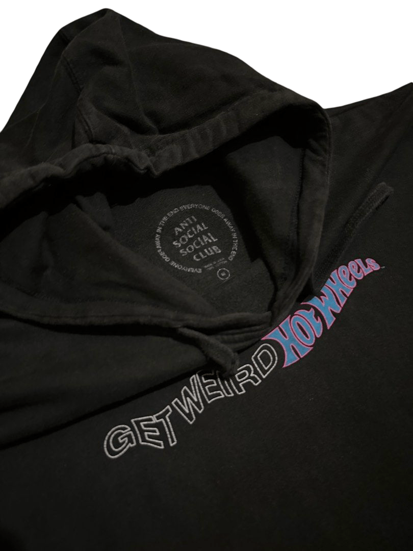 Anti Social Social Club DS red Hot Wheels x ASSC Blue Logo Black Hoodie Size US M / EU 48-50 / 2 - 6 Thumbnail