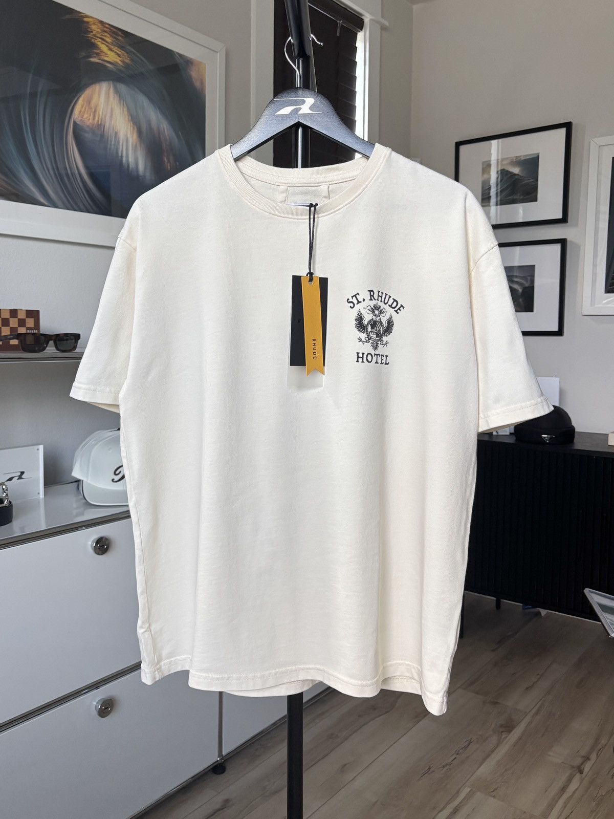 Rhude RHUDE | SAINT BARTS HOTEL LOGO TEE Size US L / EU 52-54 / 3 - 3 Thumbnail
