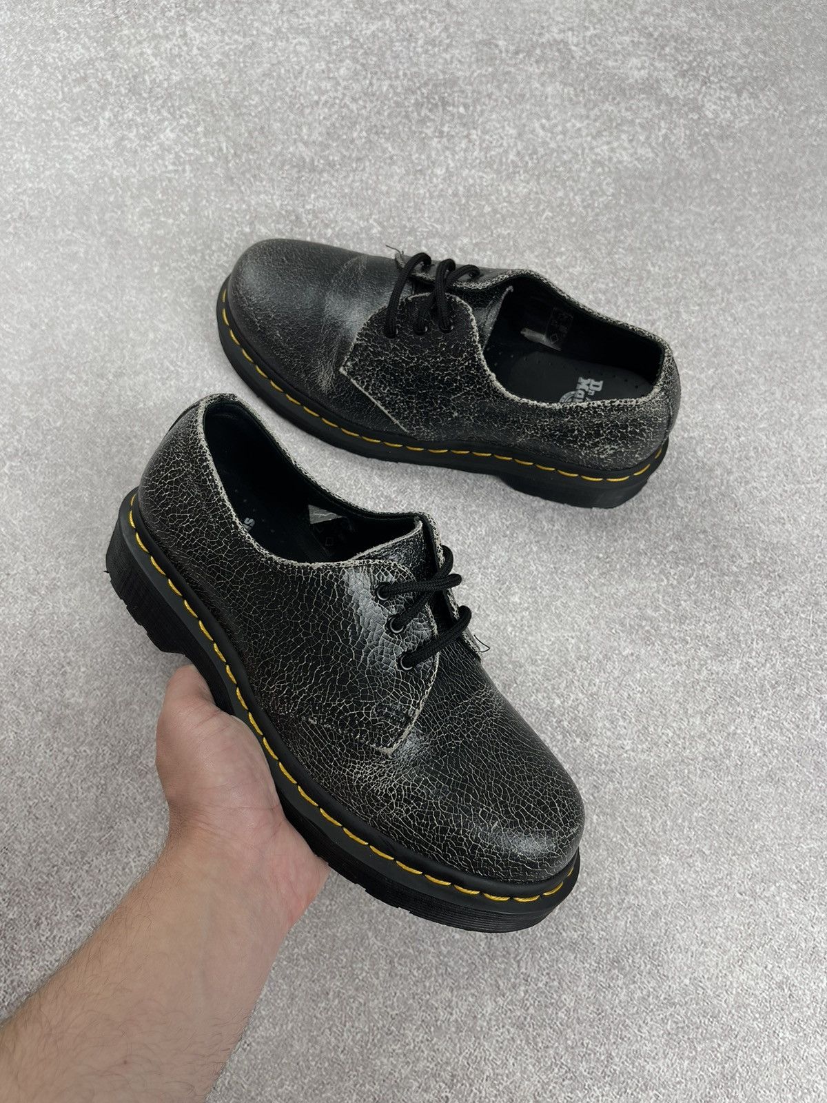 Dr. Martens Dr. Martens 1461 Distressed Leather Shoes Size 37 Size US 6.5 / IT 36.5 - 7 Thumbnail