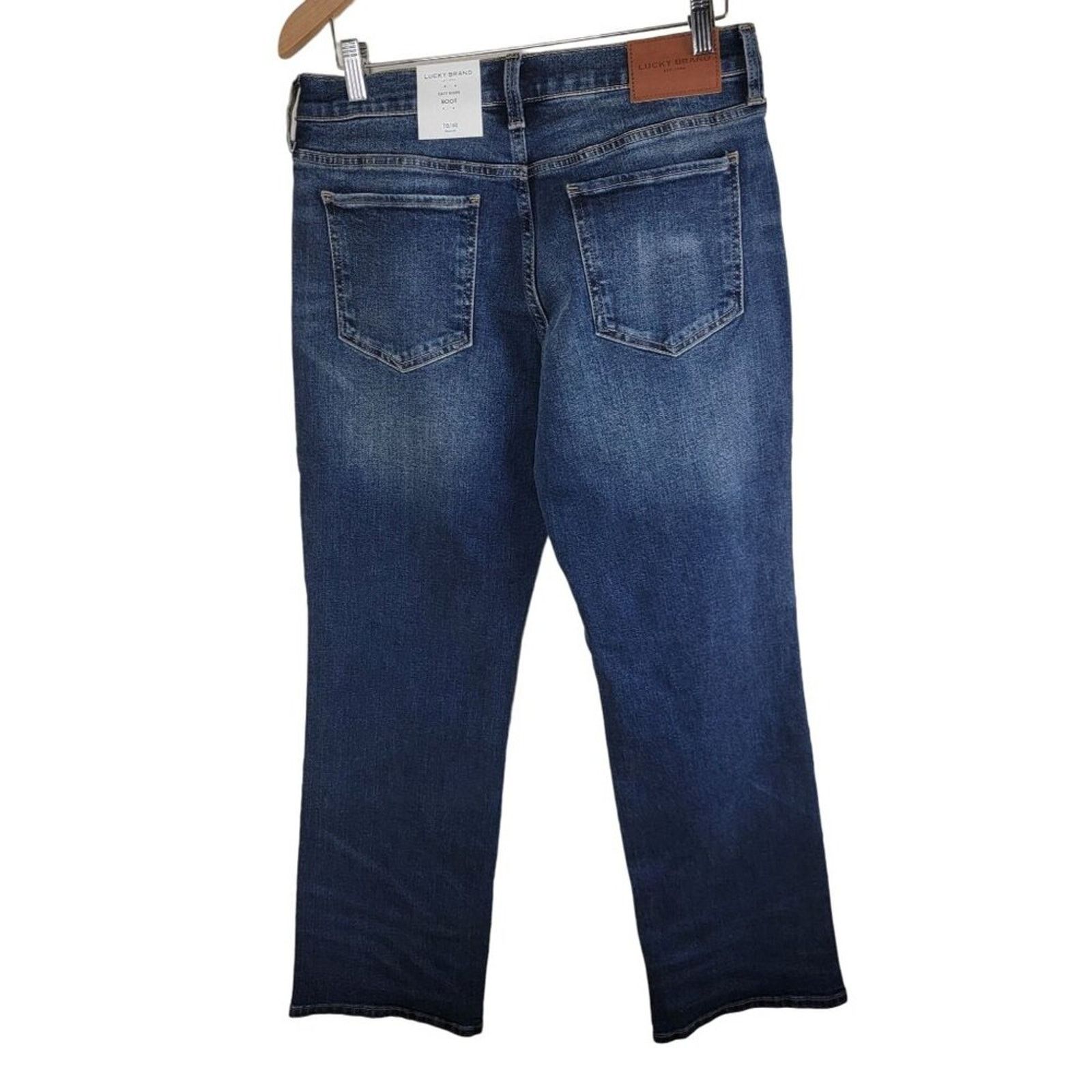Lucky Brand Lucky Brand Womens Easy Rider Bootcut Jeans Blue Distressed Size 30" / US 8 / IT 44 - 2 Thumbnail