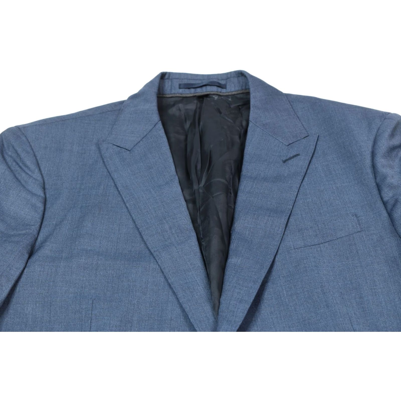 J.Crew J.CREW Blazer Mens 40R Blue Slim Two-Button Notch Lapel Wool Single-Breasted Jacket/Coat Regular Length Vintage: No Size 40R - 3 Thumbnail