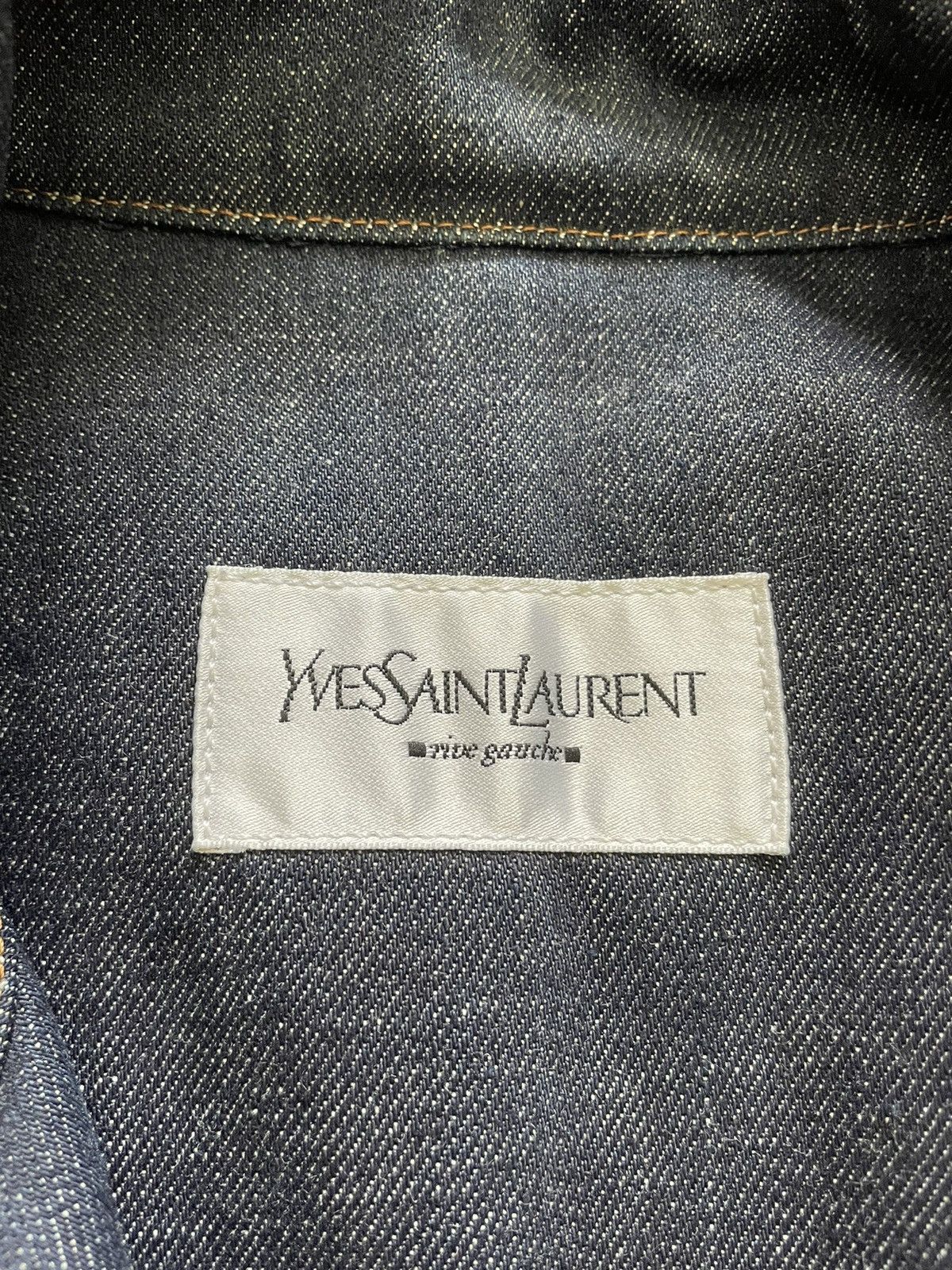 Tom Ford YSL Rive Gauche by Tom Ford Heavy Denim M51 Jacket Size US M / EU 48-50 / 2 - 9 Thumbnail