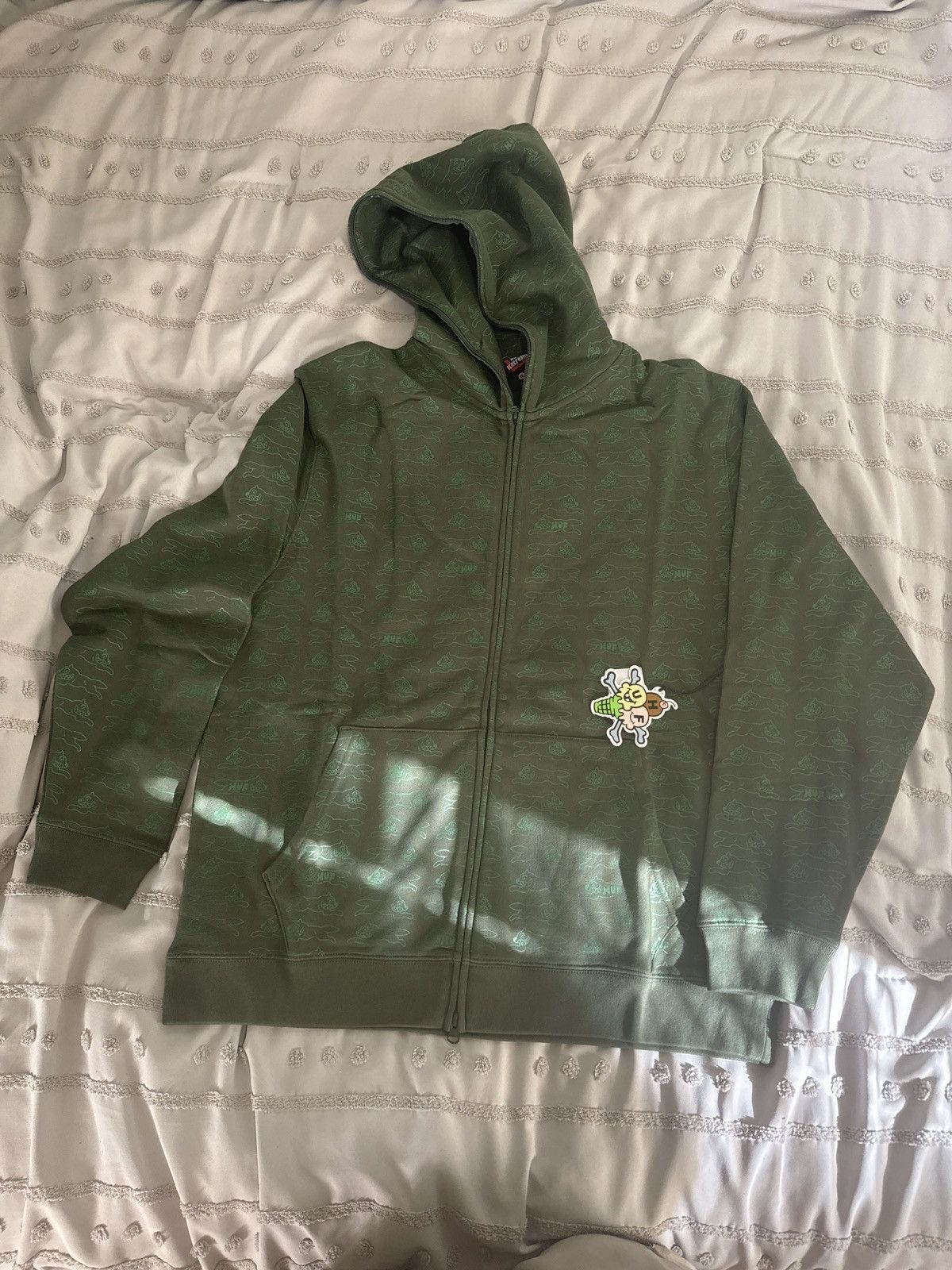 Icecream Ice Cream x HUF Running Dog Full Zip Hoodie Size US XL / EU 56 / 4 - 3 Thumbnail