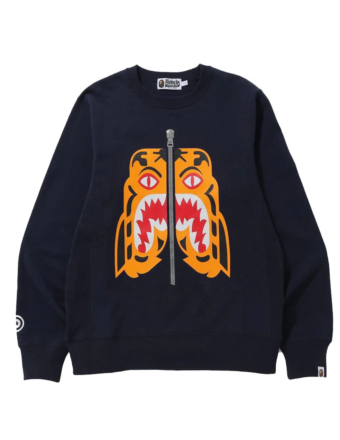 Bape Tiger Crewneck | Grailed