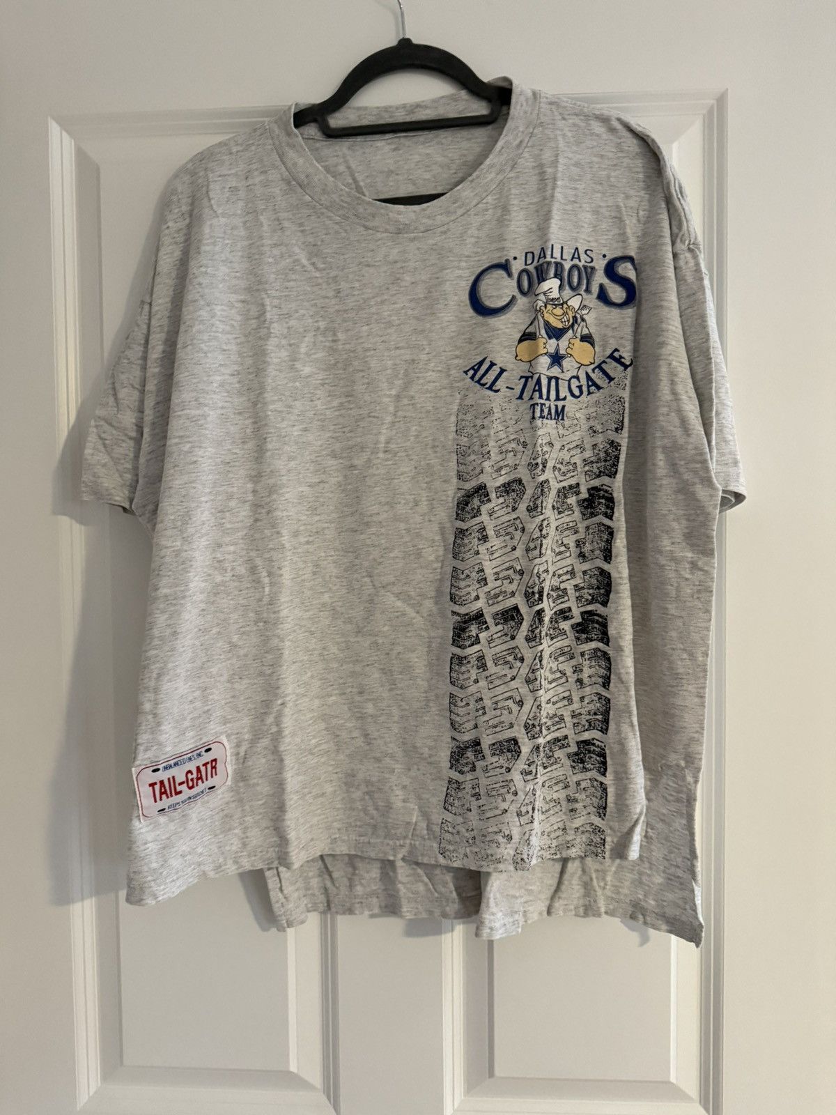 Other Vintage 1991 Dallas Cowboys Tail Gate tire mark shirt No Tag Size US XL / EU 56 / 4 - 1 Thumbnail