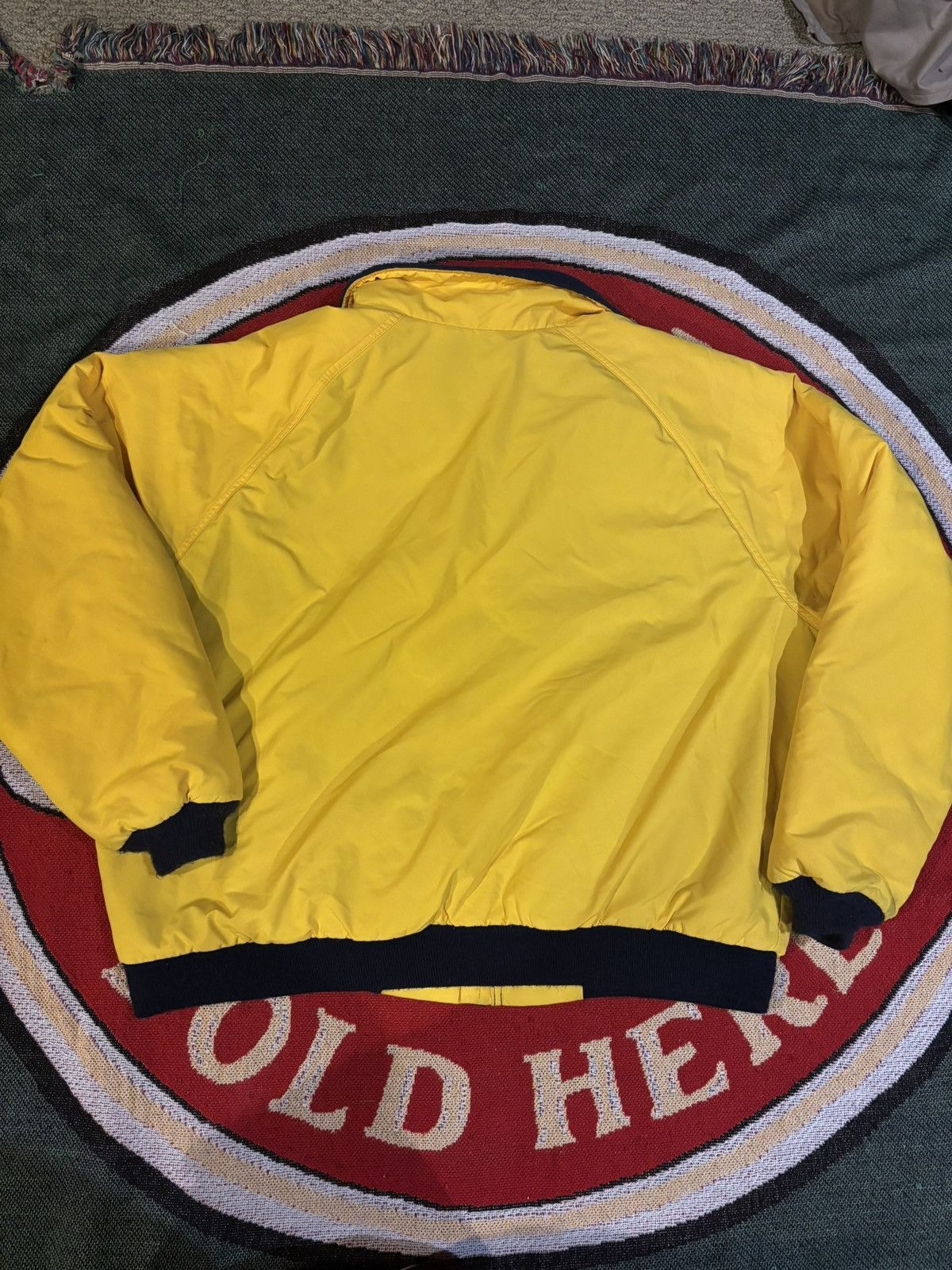 L.L. Bean Vintage 1980s Yellow LLBean Fleece Inlined Zip Up Jacket Size US XL / EU 56 / 4 - 5 Thumbnail