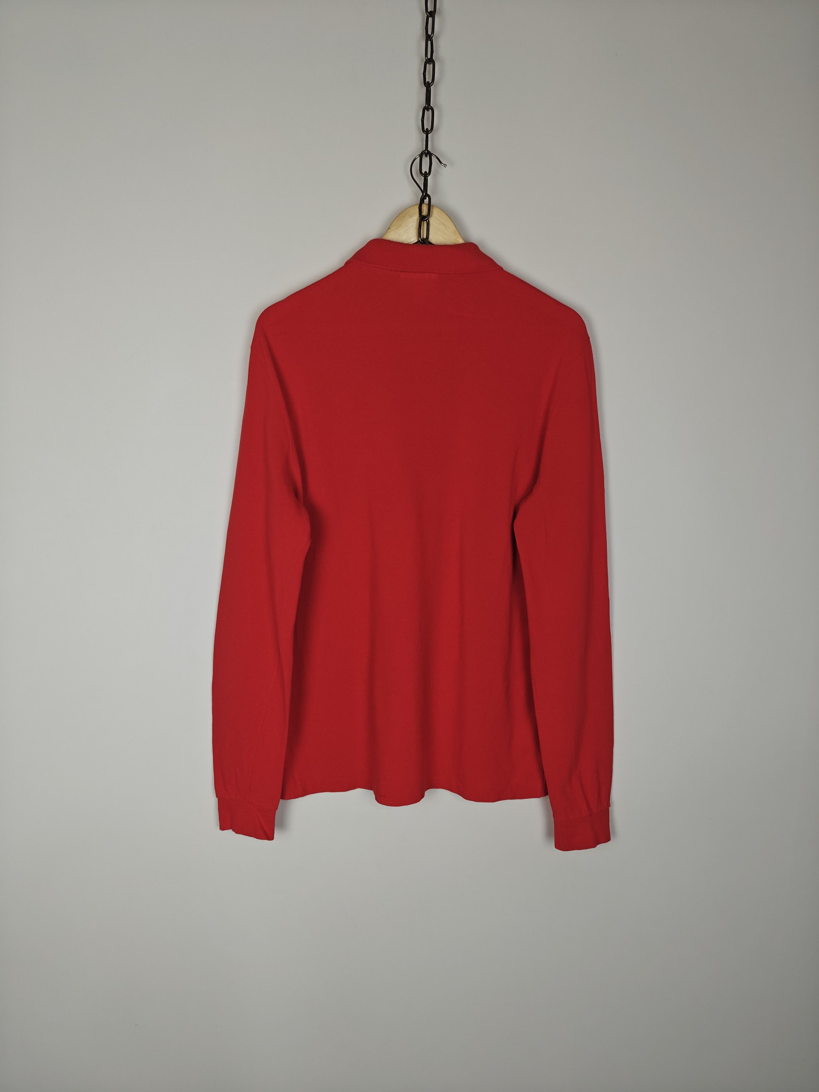 Lacoste Lacoste Basic Long Sleeve Pullover Logo Red size L Size US L / EU 52-54 / 3 - 7 Thumbnail