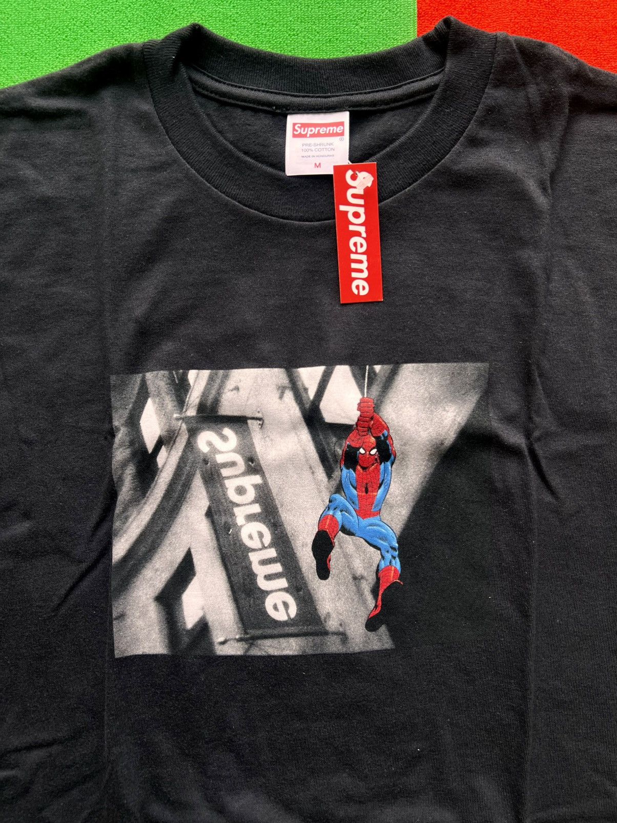 Supreme Supreme Spider-Man Tee Black M t-shirt marvel super hero