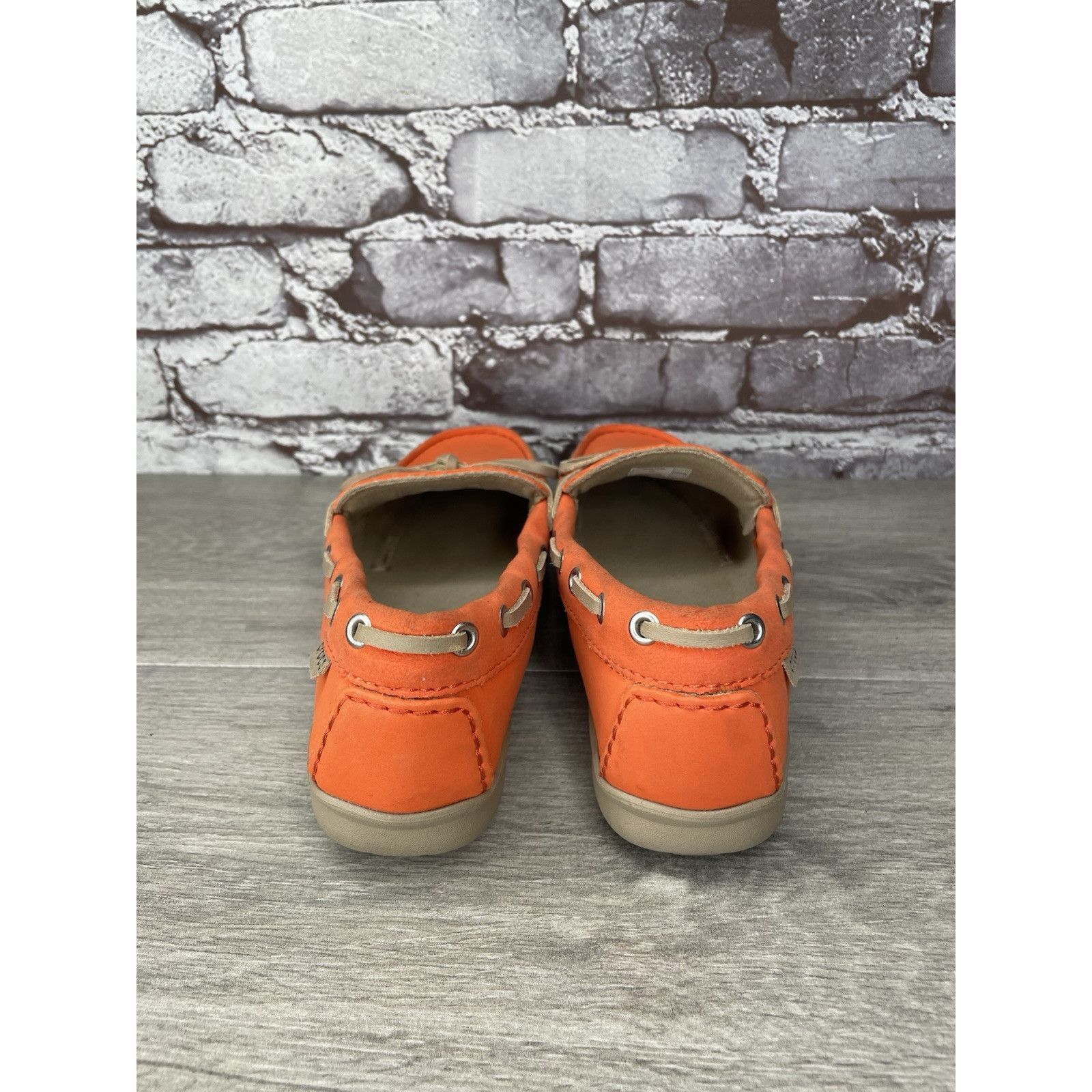 Crocs CROCS Beach Line Orange Synthetic Slip on Boat Loafers Women Size US 8 / IT 38 - 10 Thumbnail