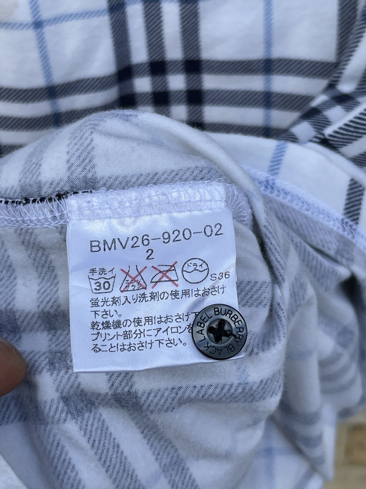 Black Label × Burberry Last Drop🔥Rare🔥Burberry Black Label Polo Tee Size US S / EU 44-46 / 1 - 8 Thumbnail