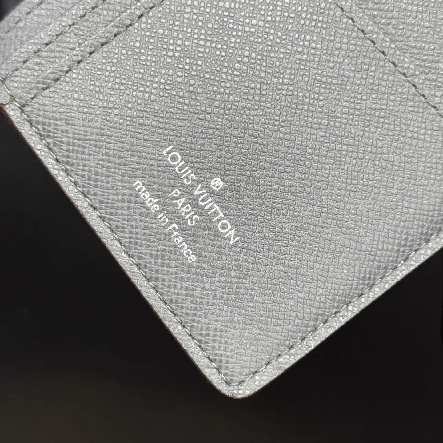 Louis Vuitton Louis Vuitton Gray Long Bi-fold Leather Wallet K15 Size ONE SIZE - 6 Thumbnail