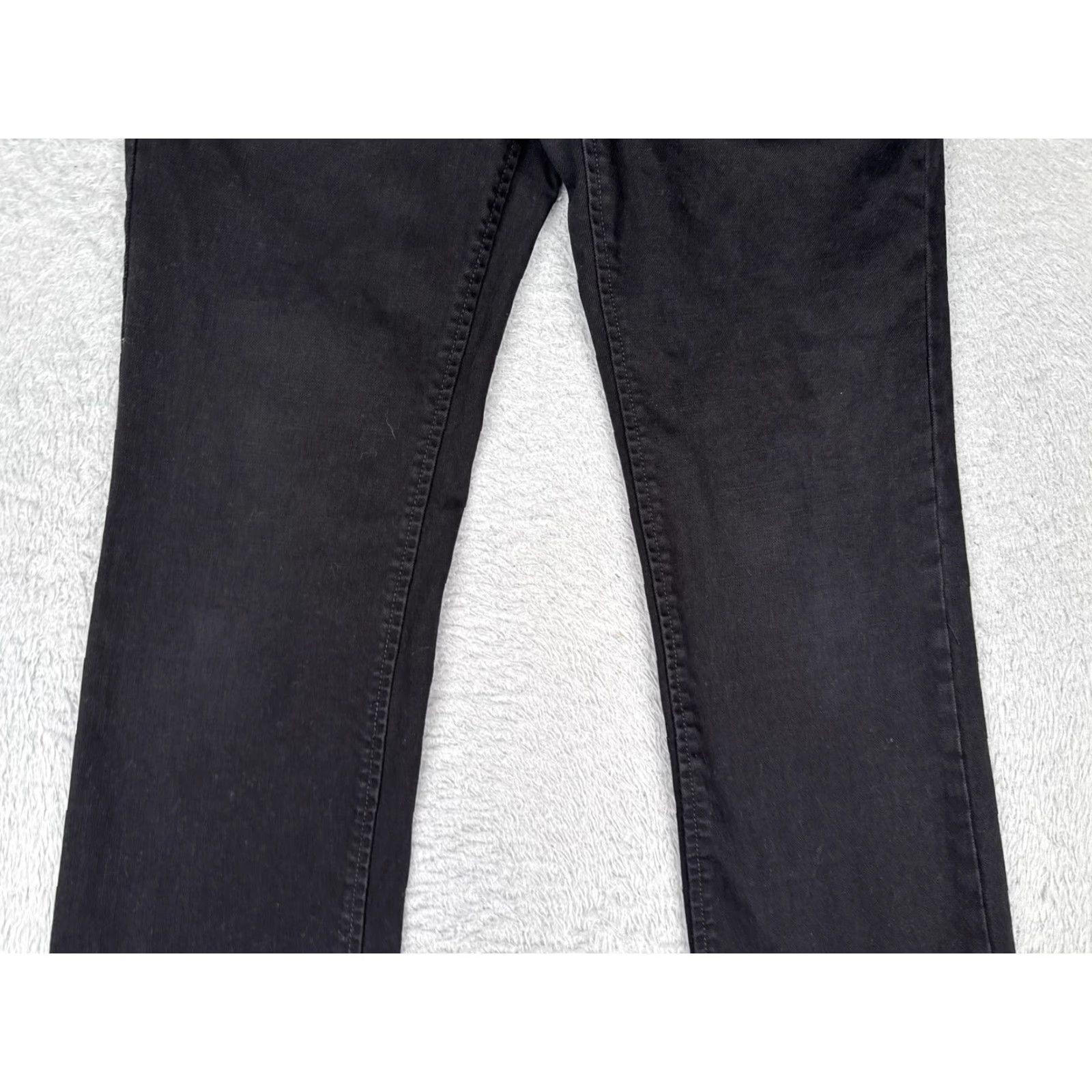 Gap VINTAGE Gap Jeans Womens 5-Pocket Boot Cut Denim Black 29x30 Regular Mid 1969 Gap Size 29" - 3 Thumbnail