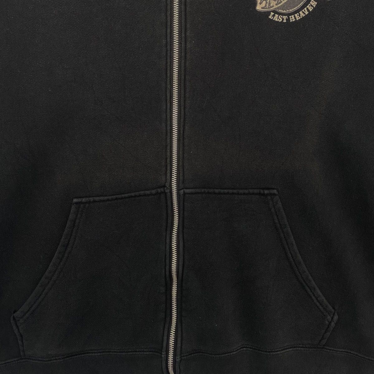 Vintage Vintage Michelle Small Logo Printed Hoodi Sweater Black Sz M Size US M / EU 48-50 / 2 - 5 Thumbnail