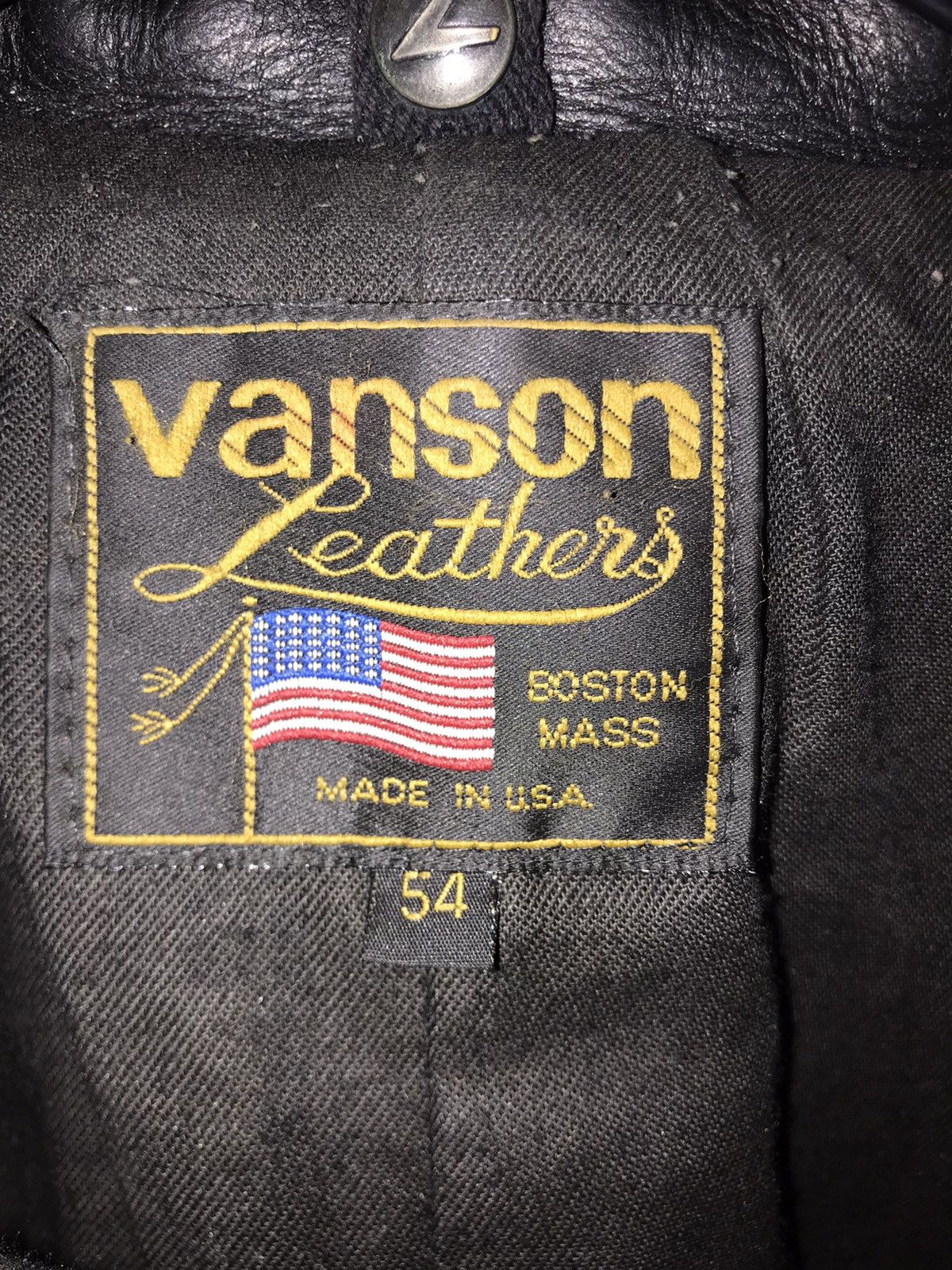 Vanson Leathers VANSON STADIUM JACKET 54 Size US L / EU 52-54 / 3 - 5 Thumbnail