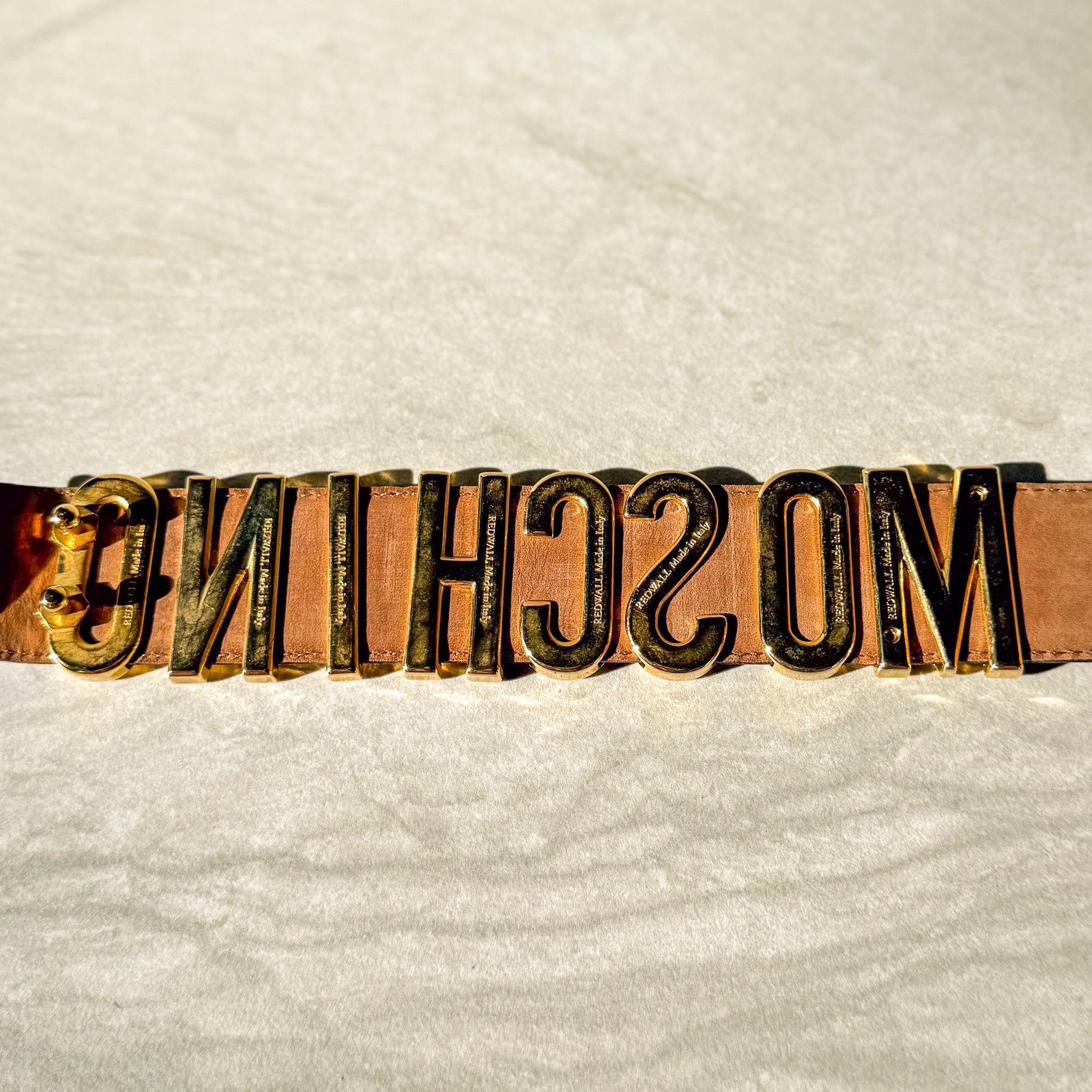 Moschino Moschino Leather Belt Size ONE SIZE - 4 Thumbnail