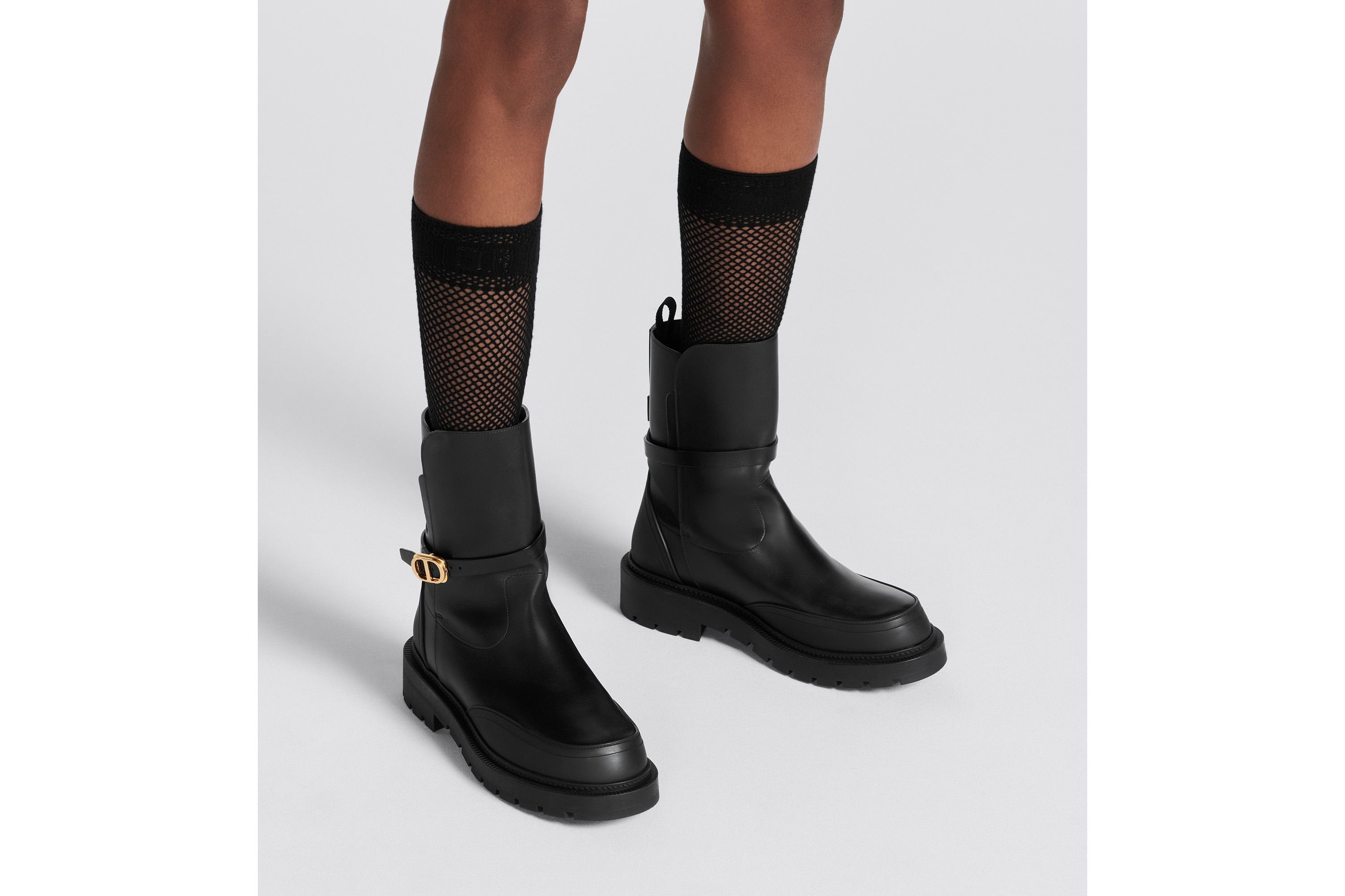 Dior o1w1db11225 KCI866 Empreinte Ankle Boots in Black Size US 7 / IT 37 - 6 Thumbnail