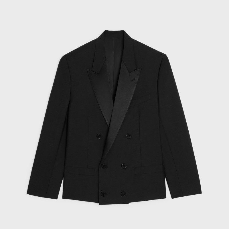 Saint Laurent Paris Rare-Cropped SS17 double breasted jacket Size US S / EU 44-46 / 1 - 2 Thumbnail