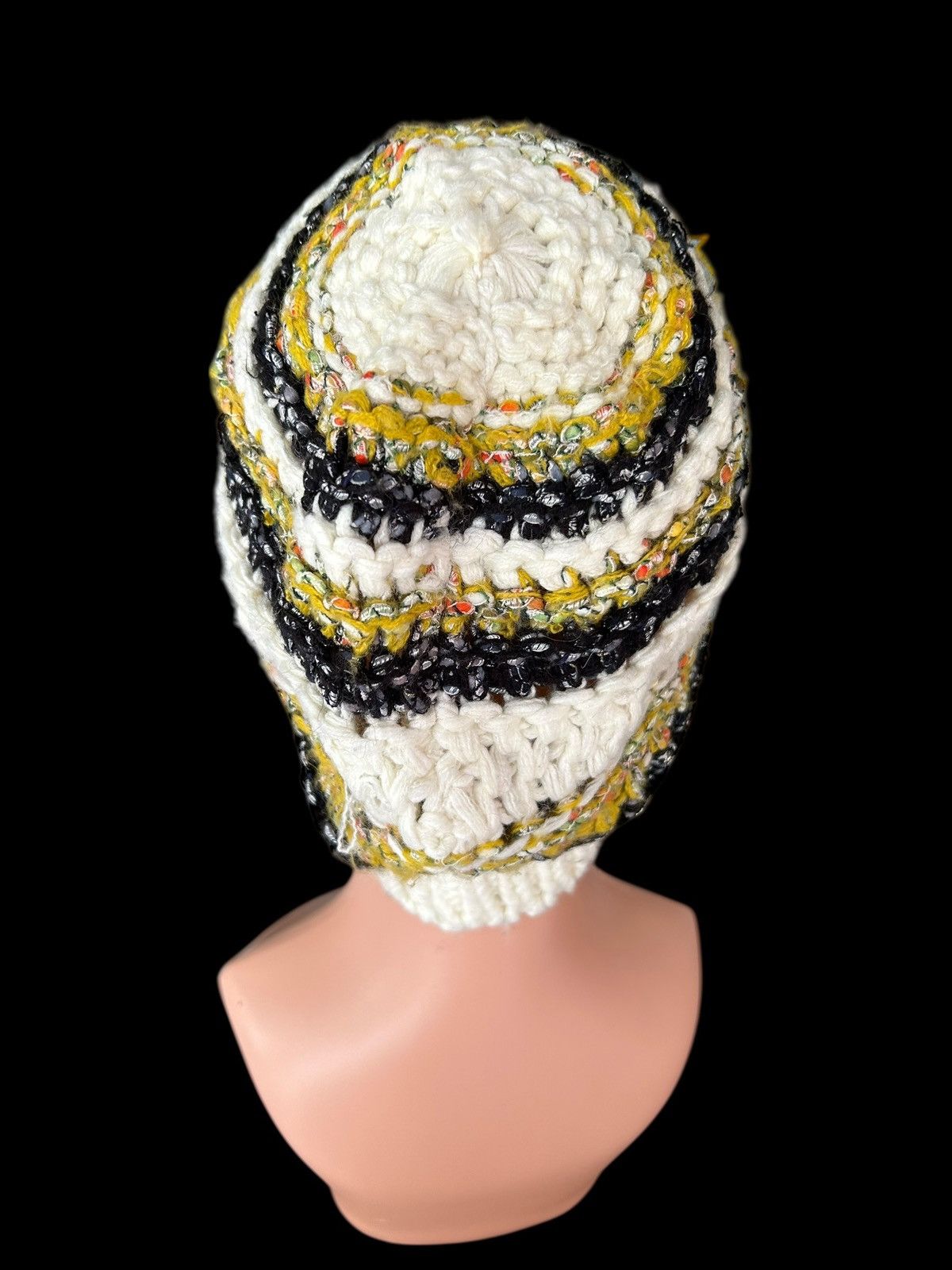 Japanese Brand Crochet Knitted Handmade Japanese Brand Juze Beanie Hats Size ONE SIZE - 5 Thumbnail