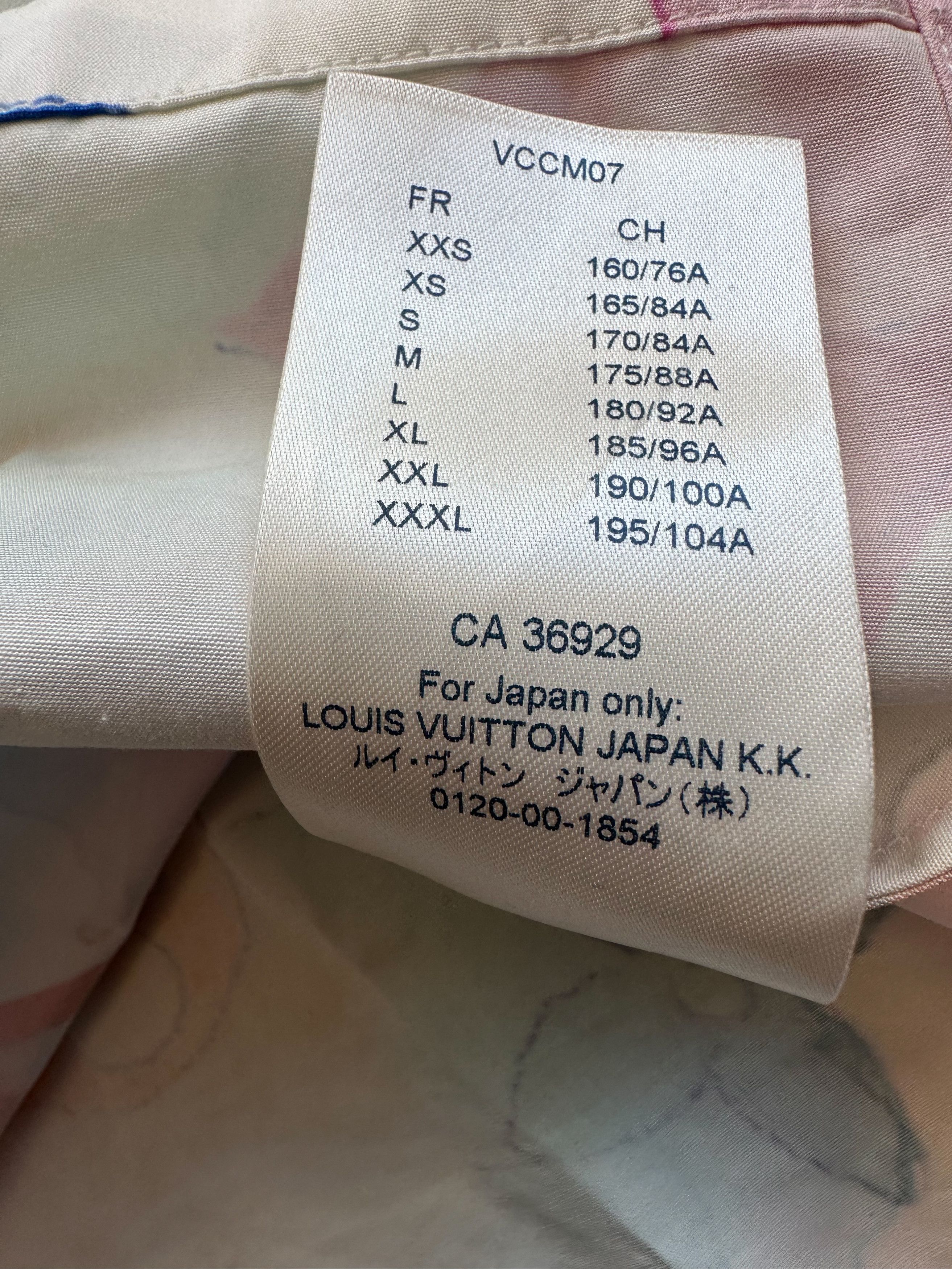 Louis Vuitton Louis Vuitton Watercolor Monogram Button Up Shirt Size US XL / EU 56 / 4 - 6 Thumbnail
