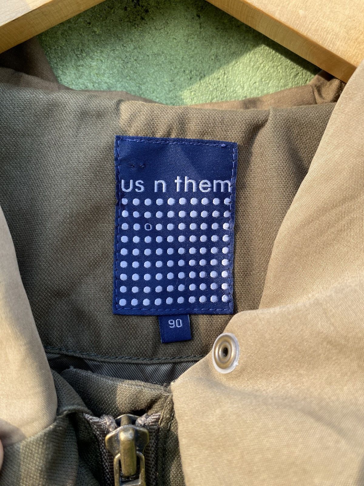 Japanese Brand Us N Them Utility Hooded Jacket Colorblock Outdoor Military Size US XL / EU 56 / 4 - 10 Thumbnail
