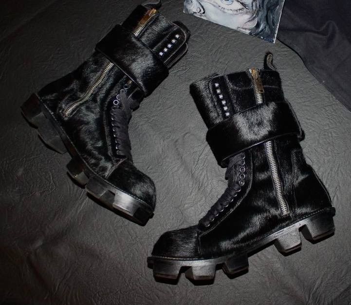 Rick Owens Rick Owen’s Plinth Blistered Hiker Boots FW2013 Size US 9 / EU 42 - 2 Thumbnail