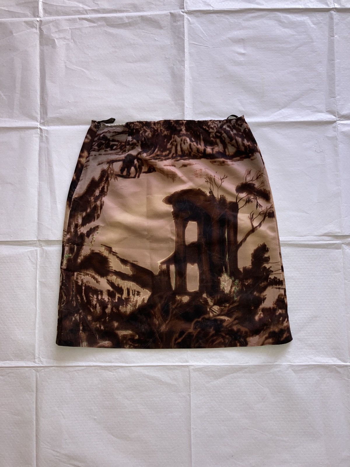 Prada Prada landscape fw04 runway collection mini skirt Vintage Size 26" / US 2 / IT 38 - 7 Thumbnail