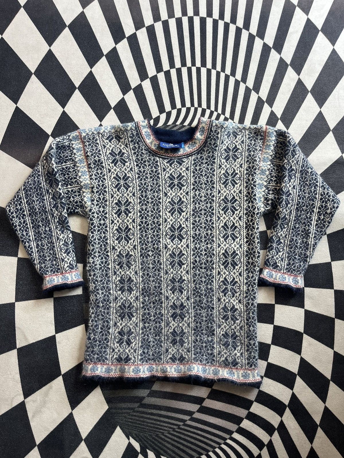 Vintage Vintage ICE WEAR 100% Pure new WOOL Sweater Shirt Size US S / EU 44-46 / 1 - 5 Thumbnail