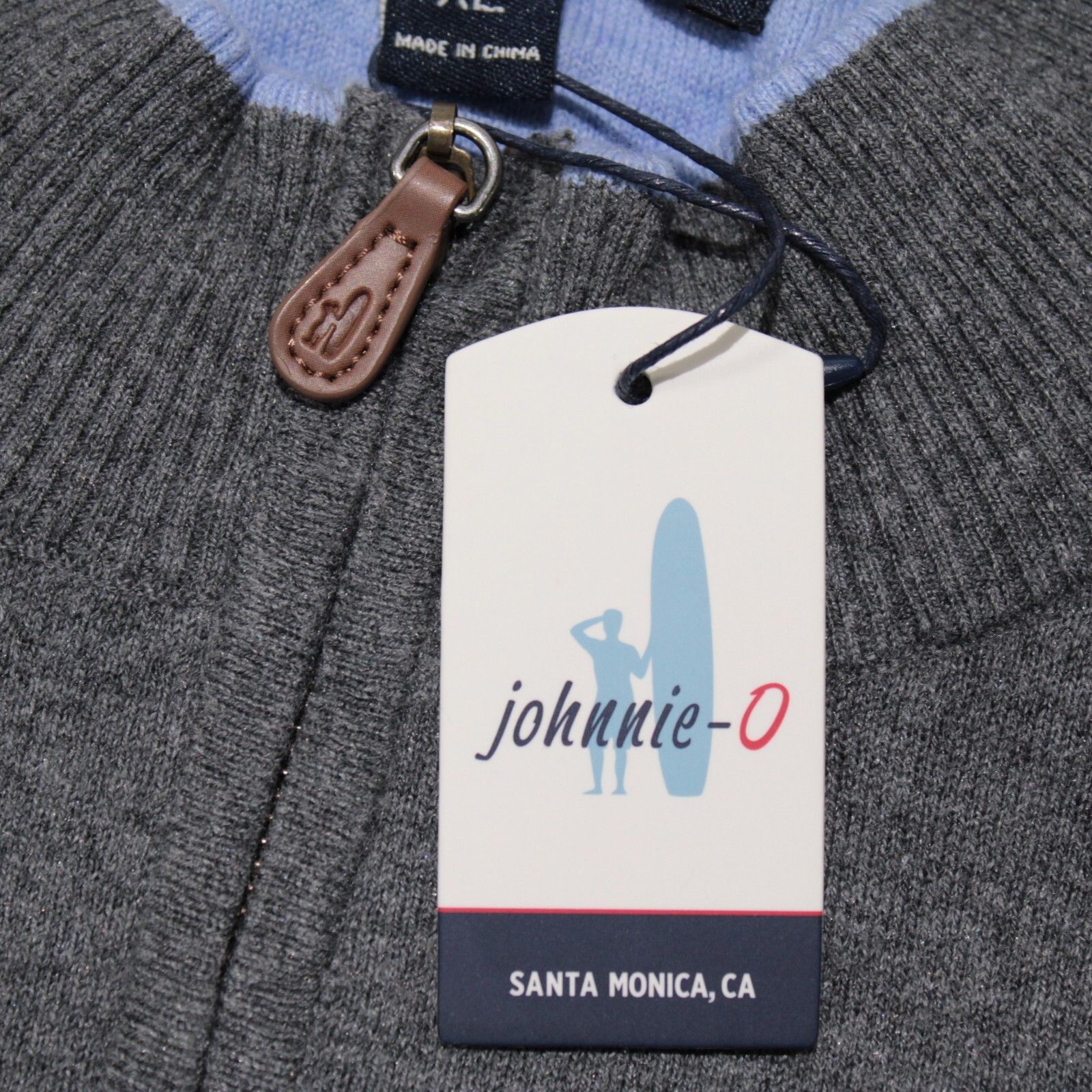 johnnie-O Johnnie-O Sweater Size US XL in Gray Size US XL / EU 56 / 4 - 2 Thumbnail