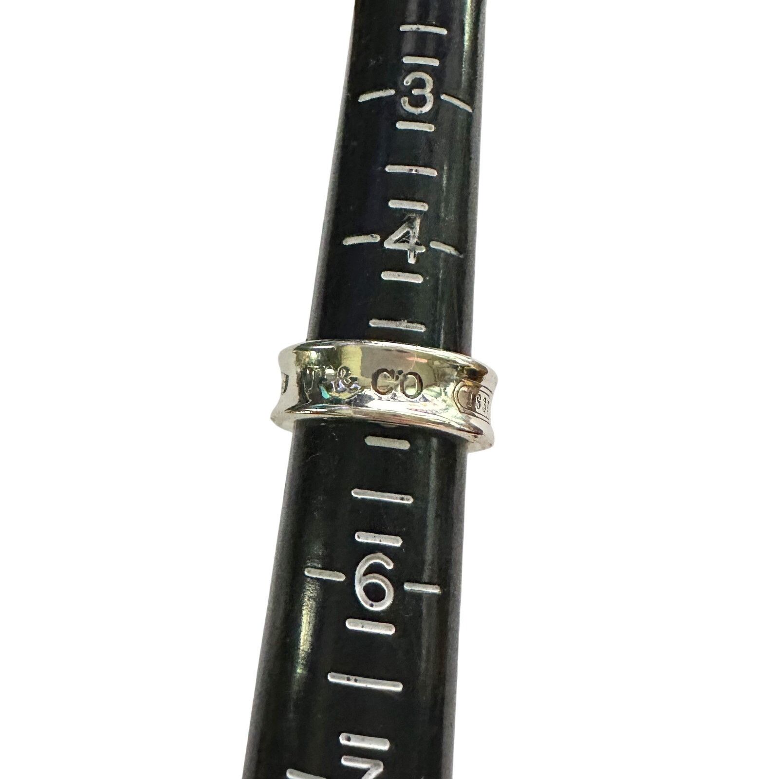 Tiffany & Co. Tiffany & Co Thick 1837 Sterling Silver Ring - Size 5 Size ONE SIZE - 10 Thumbnail