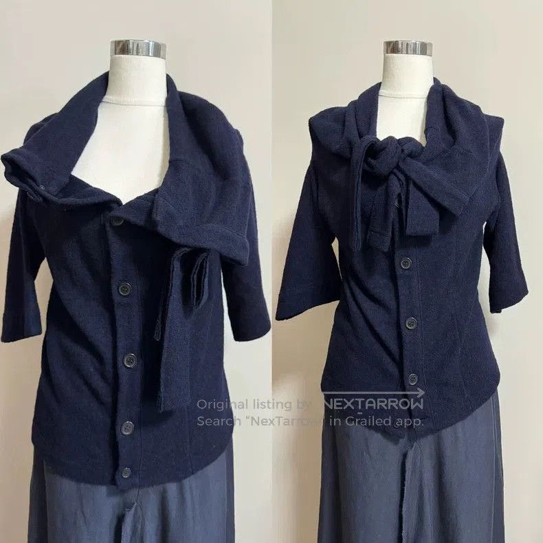 Yohji Yamamoto Yohji Yamamoto Y's Asymmetric Cardigan Size US M / EU 48-50 / 2 - 6 Thumbnail