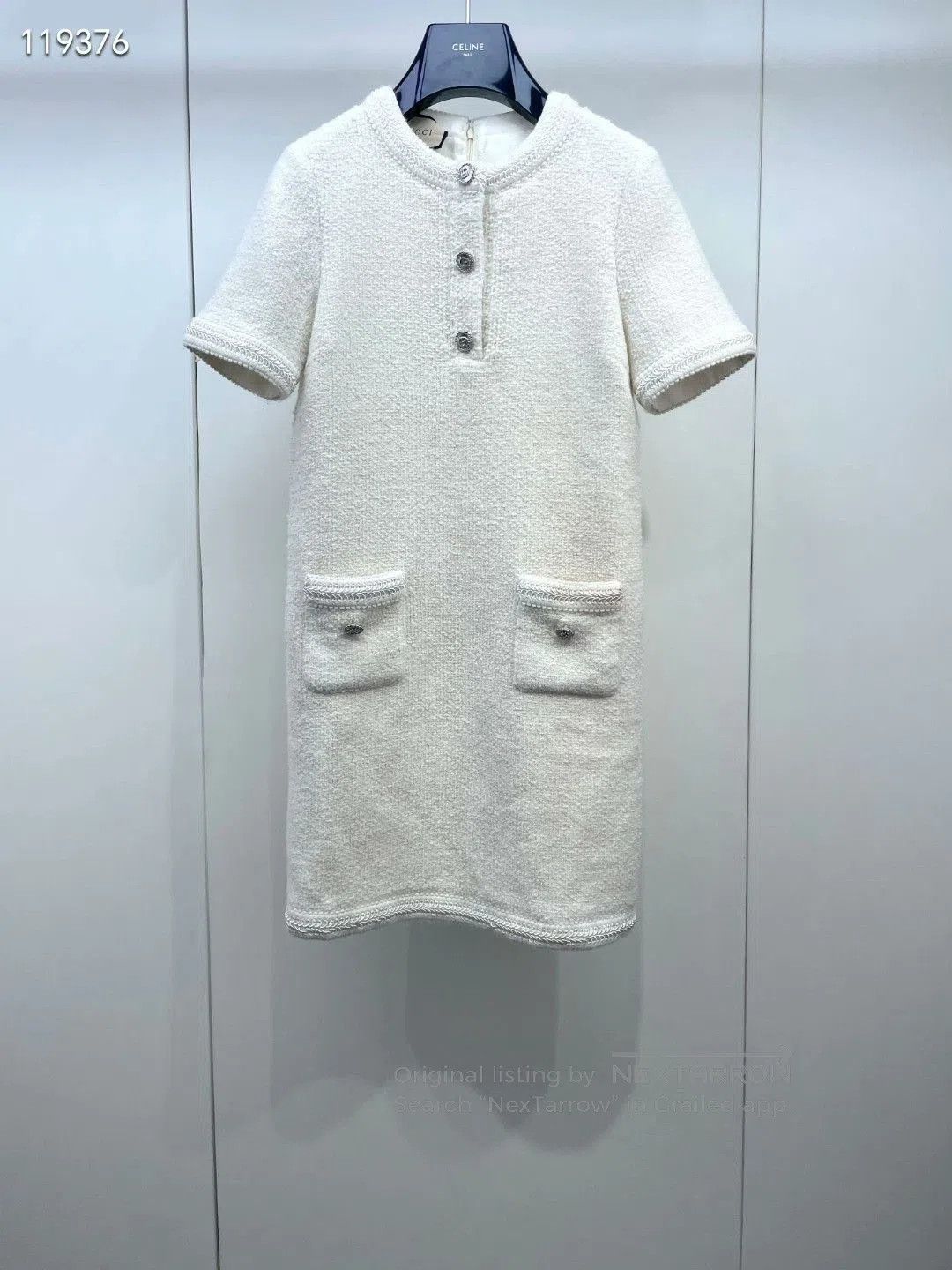 Gucci Gucci White Double Pocket Dress. Size S / US 4 / IT 40 - 1 Thumbnail